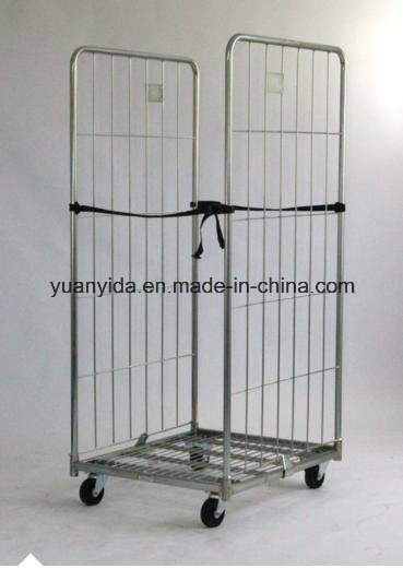 2-Sides Zinc Palting Demountable Roll Pallet/Roll Container/Hand Trolley Image1