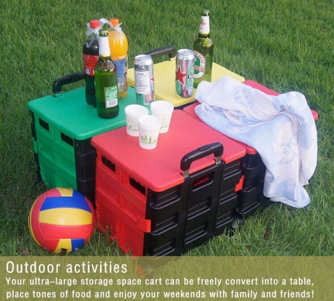 Folding Shopping Beach Electric Fishing Chair Trolley Travel Bag Seat Image1