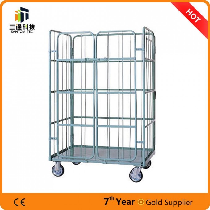 Supermarket Roll Trolley with Door Image1