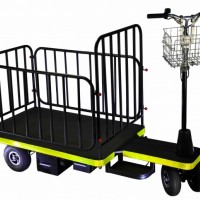 Electric Utility Airport Luggage Trolley (DH-PS1-C8 Light Duty Full Fence, Curtis Controller, 800W M