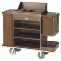 No-Foldabe with Two Clothbag Guestroom Service Trolley (FW-97)