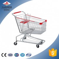 American Folding Supermarket Metal Wire Grocery Shopping Cart Trolley