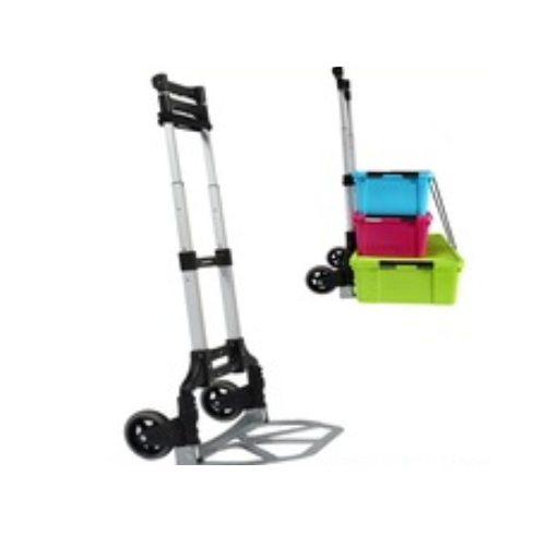 Two Wheels Adjustable Telescopic Aluminum Folding Trolley Image1