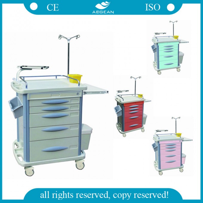 AG-Et007b3 Medical Drag Trolley Good Price Image1