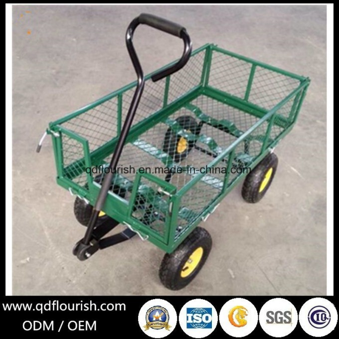 Steel Mesh Garden Tool Cart Tc1840s Trolley Image1