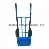 High Quality Popular Double Wheel Hand Trolley for Warehouse