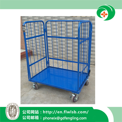 Foldable Steel Cage Trolley for Warehouse Storage Wih Ce (FL-250) Image1
