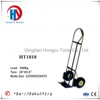 200 Kg Green Color Platform Hand Trolley (HT1818)