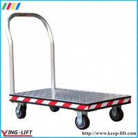 Rubber Wheel Heavy-Duty Aluminum Platform Hand Trolley CF3672