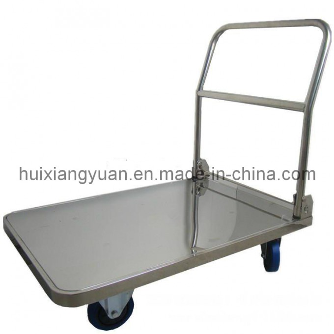pH1523 Aluminium Platform Truck Warehouse Hand Trolley Image1