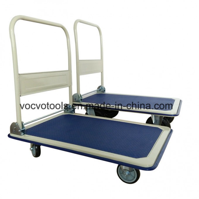 300kg Foldable Economy Platform Hand Truck Trolley for Stores & Workshops Image1