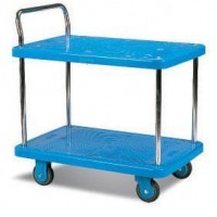 Two Shelves Plastic Platform Trolley (HL-PG201/301)