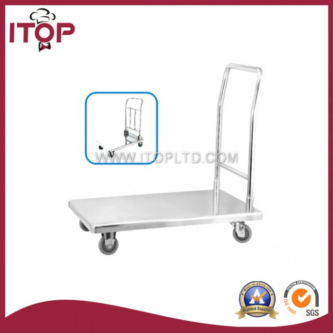 Hot Sale Commercial Stainless Steel Platform Cart Trolley (A1045) Image1