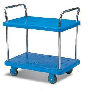 Two Shelves Plastic Platform Trolley (HL-PG202/302) Image1