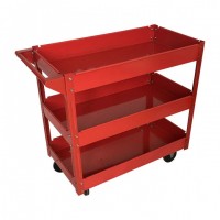 Uni-Silent 300kgs 3 Tier Heavy Duty Platform Hand Trolley Service Cart