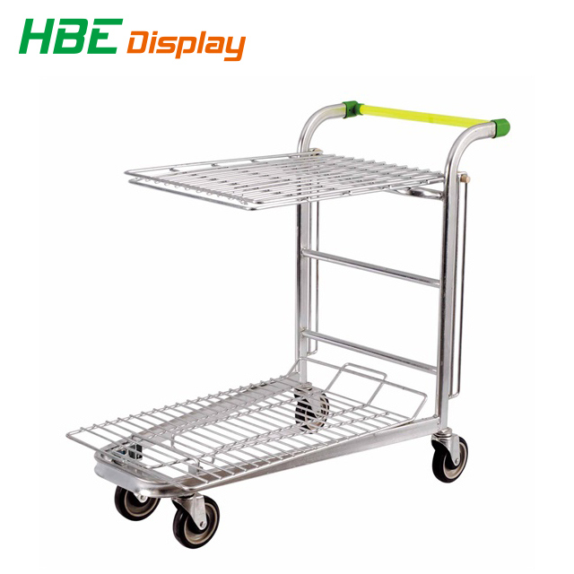 Platform Hand Storage Warehouse Trolley Cart Image1