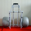 Fordable Platform Kayak Canoe Hand Trolley Beach Cart with Balloon Wheels Image1