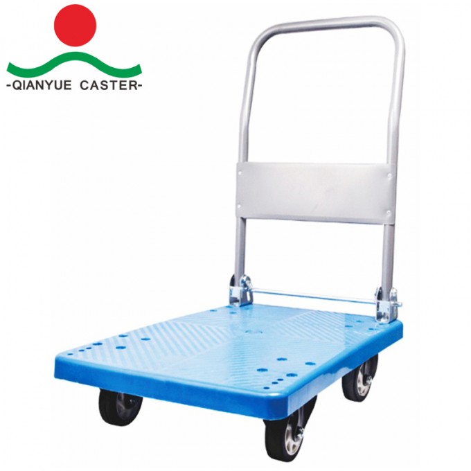 300kgs Plastic Foldable Platform Truck/Handcart/Trolley/Handtruck Image1
