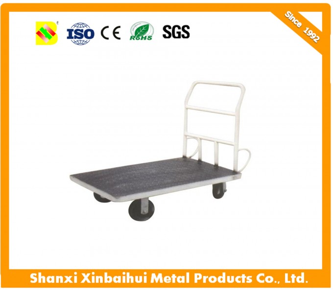 Iron Platform Transport Trolleys Metal Cargo Cart Image1