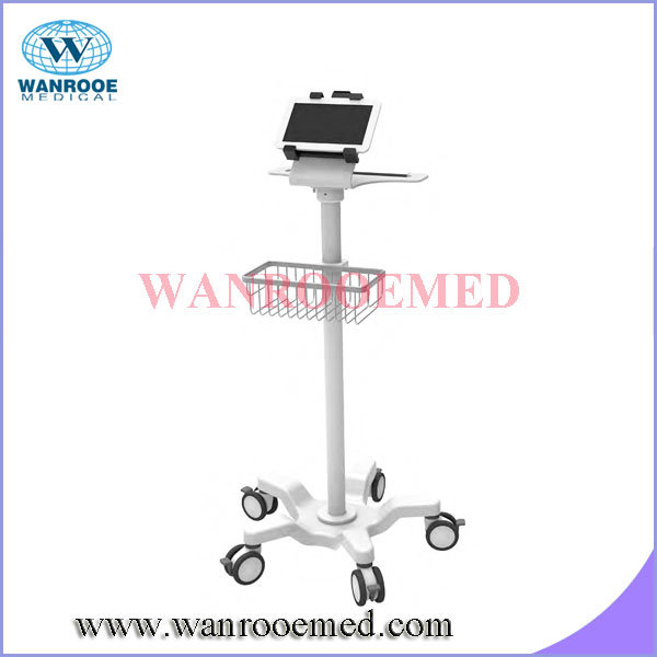 Patient Monitor Cart B with Stainless Steel Tubular Column Image1