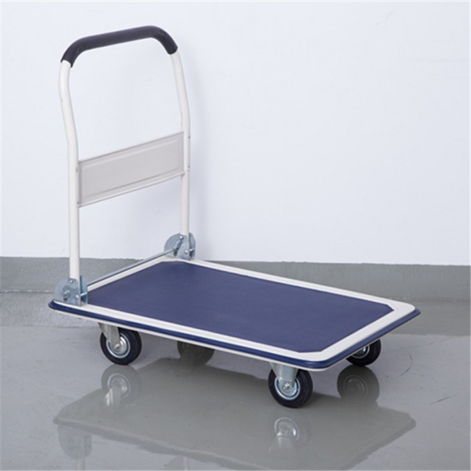Yuanda Warehouse Used Platform Trolley Stock Goods Hand Truck Image1