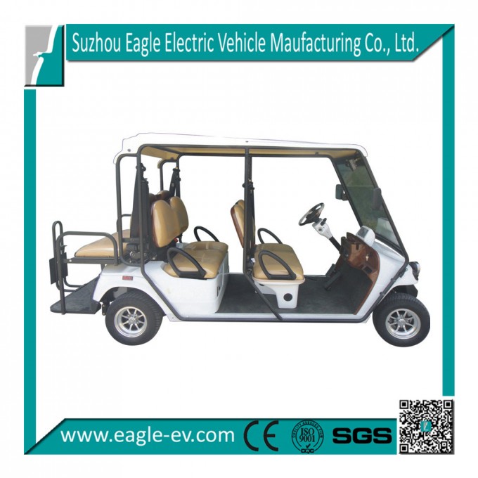 L7e EEC Certified Utility Cart, 4 Seater with Flip Seat Platform, Pure Electric, Ec Type Approval Go Image1