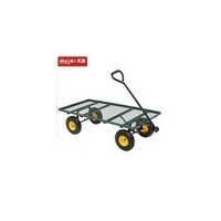Removable Folding Sides Platform Dolly Four Wheel Baby Wagon Garden Tool Cart
