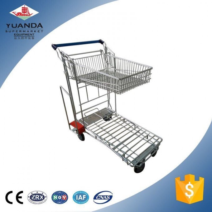 Steel Stacking Warehouse Hand Storage Trolley Image1