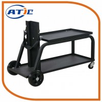 Movable Supermarket Warehouse Steel Hand Trolley Push Cart for Luggage