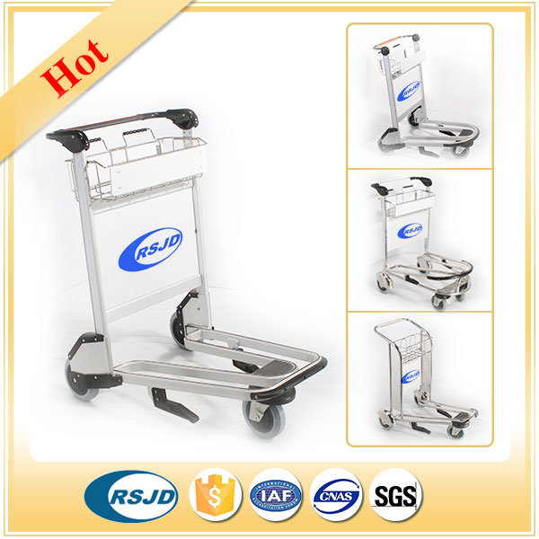 Airport Passenger Baggage Luggage Shopping Cart Trolley with Brake Image1