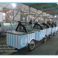 Italian Ice Cream Trolleys / Gelato Carts (CE Approved)