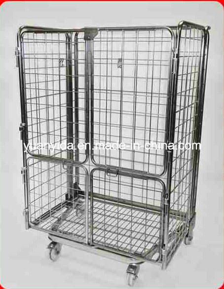 Nestable Zinc Plating Roll Pallet Storage Packing Hand Trolley Image1
