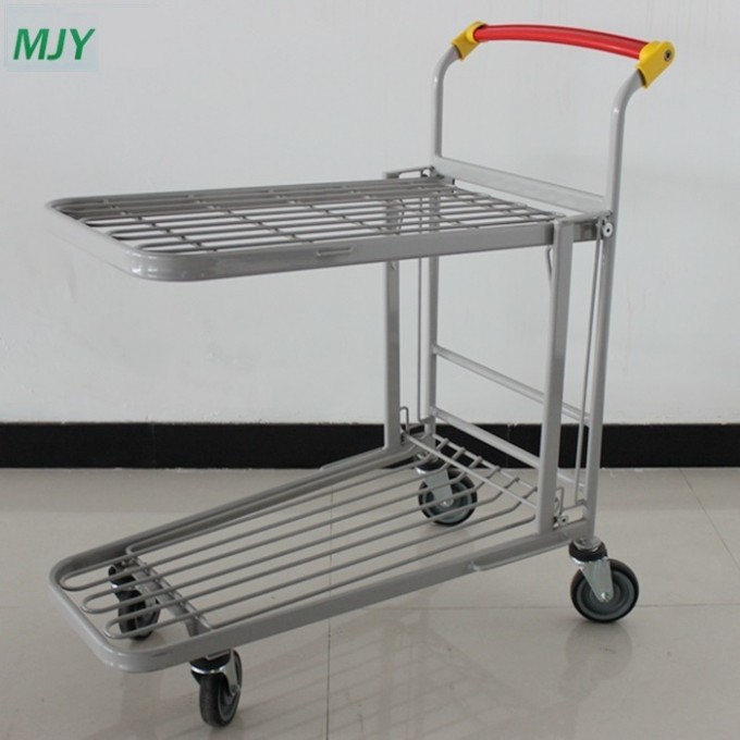 Warehouse Metal Shopping Trolley Mjy-M10 Image1