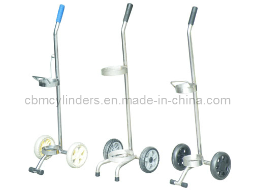 Portable Oxygen Cylinder Trolleys for Small Gas Cylinders Image1
