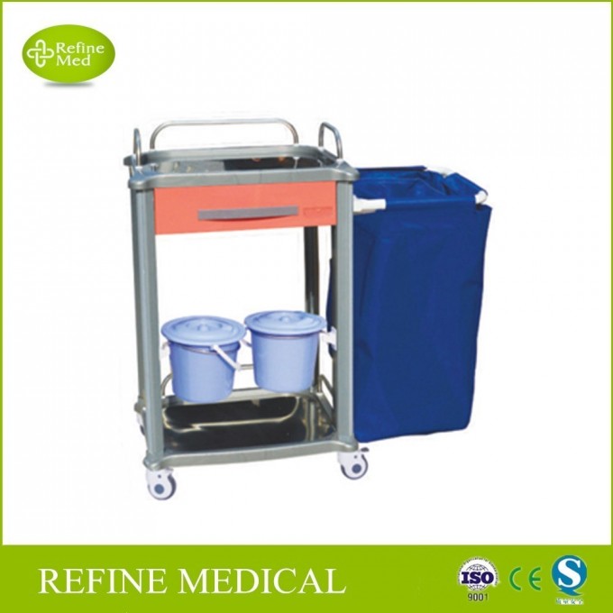 E-23 Medical Stainless Steel Morning Care Trolley Image1