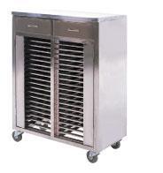 40 Shelves S/S Medical Record Trolley (SC-HF34) Image1
