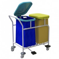 Hospital Waste Collecting Trolley