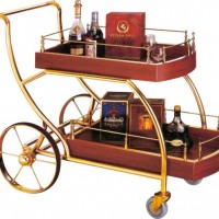 Top Grade Types of Modern Four Wheels Liquor Trolley (FW-36)