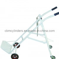 Large Oxygen Cylinder Trolley (Paint White)