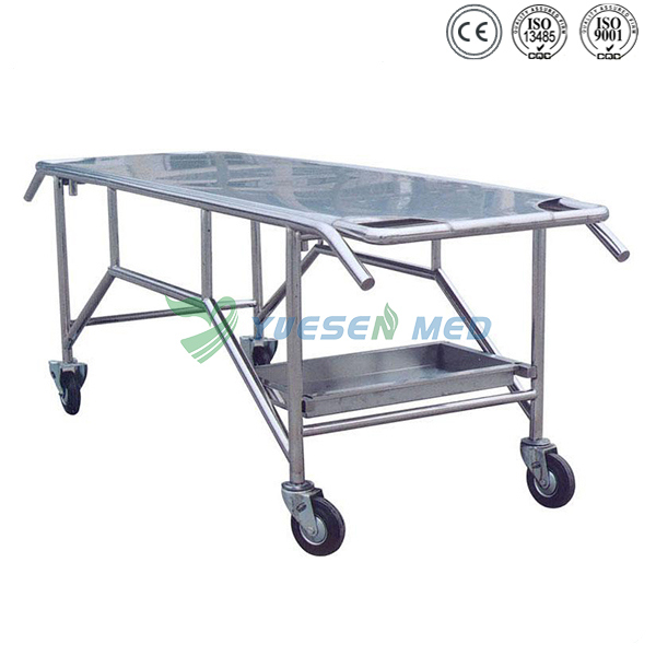 Ystsc-02A Medical Hospital Mortuary Corpse Trolley Image1