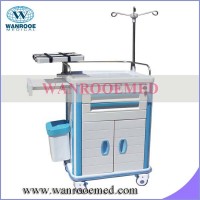 Bet-63072f ABS Plastic Top Board Emergency Medical Trolley