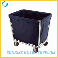 High Quality Stainless Steel Linen Trolley for Hotel