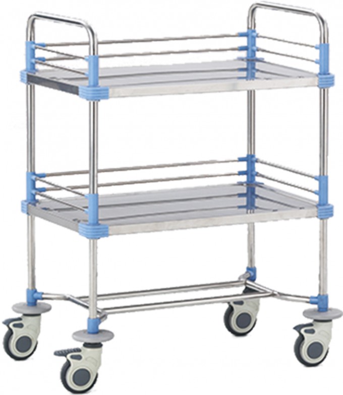 Hospital Movable Stainless Steel Appliance Trolley Image1