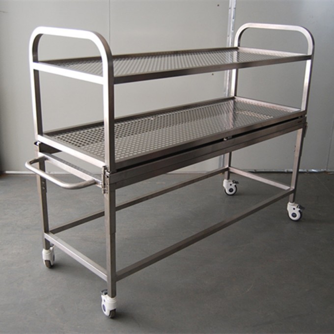 Emergency Treatment Cart Stainless Steel Trolley Image1