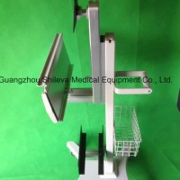 Ward Inspection Medical Trolleys Computer Workstation Cart Hospital Trolley