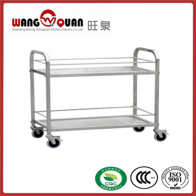 Stainless Steel Hotel Beverage Trolley Image1