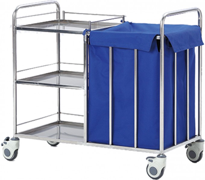 Medical Movable Stainless Steel Treatment Trolley Hf-16 Image1