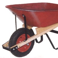Steel Tray and Wooden Handle Wheel Barrow /Wheelbarrow (WH5400)