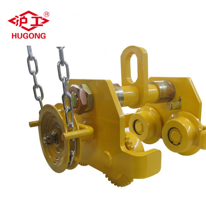 Hot Sale Made in China Hand Pull Trolley I Beam Trolley Truck Image1