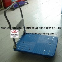 Heavy Duty Aluminum Platform Hand Truck with 4 Wheels